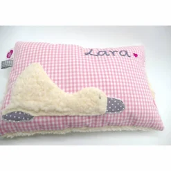 Taufkissen Ente Entchen mit gesticktem Namen