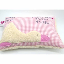 Taufkissen Ente Entchen mit gesticktem Namen