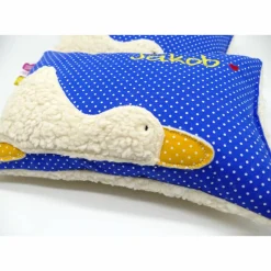 Taufkissen Ente Entchen mit gesticktem Namen