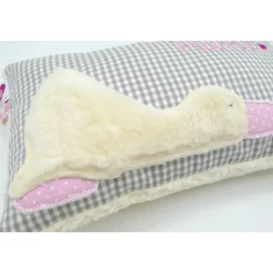 Taufkissen Ente Entchen mit gesticktem Namen