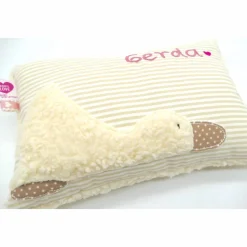 Taufkissen Ente Entchen mit gesticktem Namen