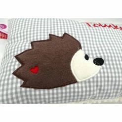 Taufkissen Igel Igelchen mit gesticktem Namen