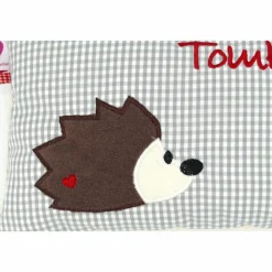 Taufkissen Igel Igelchen mit gesticktem Namen
