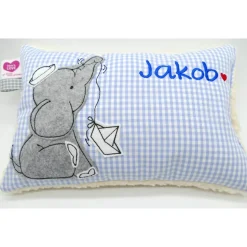 Taufkissen Kuschelkissen Kindergartenkissen Geburtsgeschenk