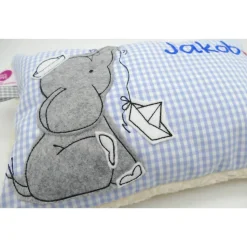 Taufkissen Kuschelkissen Kindergartenkissen Geburtsgeschenk