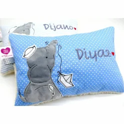 Taufkissen Kuschelkissen Kindergartenkissen Geburtsgeschenk