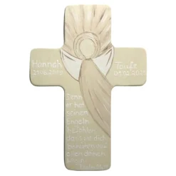 Taufkreuz Holzkreuz Kinderkreuz Engel  zur Taufe/Geburt/Kommunion
