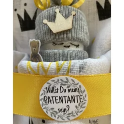 Taufpatin fragen: Willst Du meine Patentante sein, originelle Geschenkidee für Pate