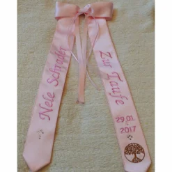 Taufschleife 7 Motiv Lebensbaum