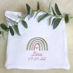 Tauftuch, Patengeschenk, Geschenkidee, personalisierbar