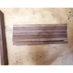 Teakholz Bastelleisten Wandverkleidung DIY