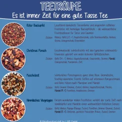 Tee Reagenzgläser weihnachtlich, personalisierte Geschenke, Früchtetee im Reagenzglas