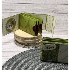 Teebüchlein Tee-Verpackung Tee kleine Auszeit Mitbringsel Gastgeschenk Geschenk Geschenkidee Winter Weihnachten