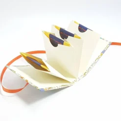 Teebeutelbuch Teealbum Hardcover, 2 Varianten-Marmorpapier oder Kleisterpapier