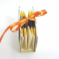 Teebeutelbuch Teealbum Hardcover, 2 Varianten-Marmorpapier oder Kleisterpapier