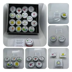 Teelicht mit versteckter Botschaft, "kleines Dankeschön", zum Abschied oder  "viel Glück"