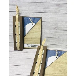 Teelicht Verpackung Adventskranz To Go Teelichtkarte Weihnachtszeit Weihnachten Advent Adventszeit Geschenk Stampin‘ Up!