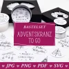 Teelichtbotschaften als Mini-Adventskranz mit Maxi-Spaß: Entdecke unser Adventskranz to Go mit Teelichtbotschaften