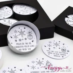 Teelichtbotschaften als Mini-Adventskranz mit Maxi-Spaß: Entdecke unser Adventskranz to Go mit Teelichtbotschaften