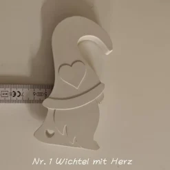 Teelichthalter Sockel -  Wichtelliebe mit Herz - als Valentinstagsgeschenk oder Dekoration zu Weihnachten