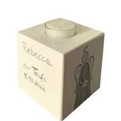 Teelichthalter/Kerzenwürfel/Teelichtwürfel aus Holz 