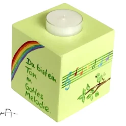 Teelichthalter/Kerzenwürfel/Teelichtwürfel aus Holz 