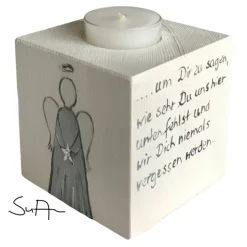 Teelichthalter/Kerzenwürfel/Teelichtwürfel aus Holz 