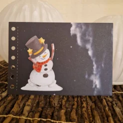 3-teilige Weihnachtskarte / Santa Claus Karten / Weihnachtskarte mit Auto / festliche Grußkarten / Weihnachten