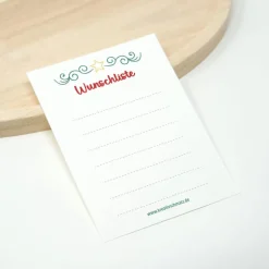 7teiliges Wichtelset aus Holz | Bastelset | Wichtel Wunschliste Vorlage | personalisierte Wichtel Geschenkidee