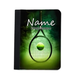 Tennis Zeugnismappe personalisiert | Zeugnismappe | Zeugnismappe mit Namen | Urkundenmappe