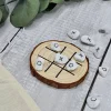 Tic Tac Toe handgemacht | Gastgeschenk Hochzeit oder Taufe | Tischspiel | Geburtstagsgeschenk