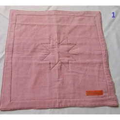 Tischdecke 40x40cm – Mitteldecke Weihnachten Patchwork Baumwollwebware festlich glänzend