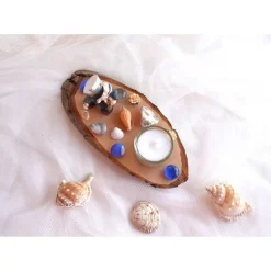 Tischdeko Baumscheibe 