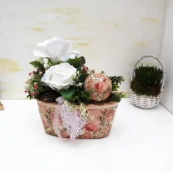 Tischdeko Gesteck Rosen