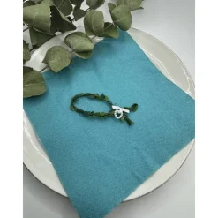 Tischdekoration | Fische aus einer Buchsbaumgirlande | Taufe | Konfirmation | Kommunion