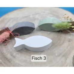 Tischdekoration Fische aus Raysin in Pastell – Stimmungsvolle Deko für kirchliche Feste