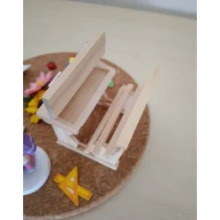 Tischdekoration Schulanfang Einschulung – Geldgeschenk Schulbank Schultüte Mädchen