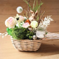 Tischgesteck Tischdeko Ostern Osterkorb