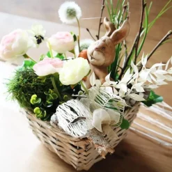 Tischgesteck Tischdeko Ostern Osterkorb