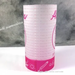 Tischlicht Lichthülle Einschulung Mädchen – Deko zur Einschulungsfeier