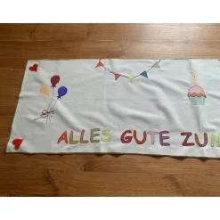 Tischläufer ALLES GUTE.., geburtstag, deko, party, kindergeburtstag, personalisierbar, luftballons, 4