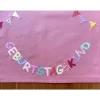 Tischset, Geburtstagskind, Mädchen, Tischläufer, Geburtstagstisch, Geburtstag, benäht,  45 x 35cm