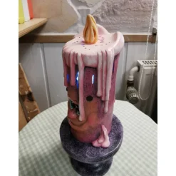 Tolle Halloween Kerze aus Keramik