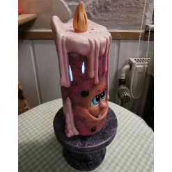 Tolle Halloween Kerze aus Keramik