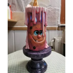 Tolle Halloween Kerze aus Keramik