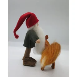 Tomte mit Fuchs - Jahreszeitentisch - Blumenkinder -Waldorf - Art.Nr. HE18
