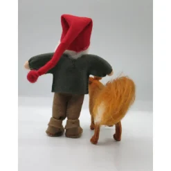 Tomte mit Fuchs - Jahreszeitentisch - Blumenkinder -Waldorf - Art.Nr. HE18