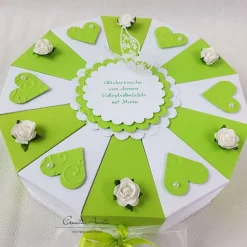 Torte BUTTERFLY MAIGRÜN Geldgeschenk Geburtstag