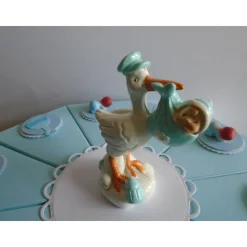 Torte Geldgeschenk  Taufe Geburt Junge Schachteltorte  Papiertorte  Geschenkidee