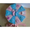 Torte Geldgeschenk  Taufe Geburt  Zwillinge Mädchen Junge Schachteltorte  Papiertorte  Geschenkidee